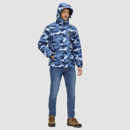 Arctic shield outdoorjacke orange grau - max