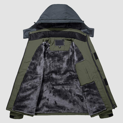 Arctic shield outdoorjacke orange grau - max