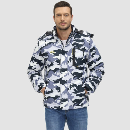 Arctic shield outdoorjacke orange grau - max