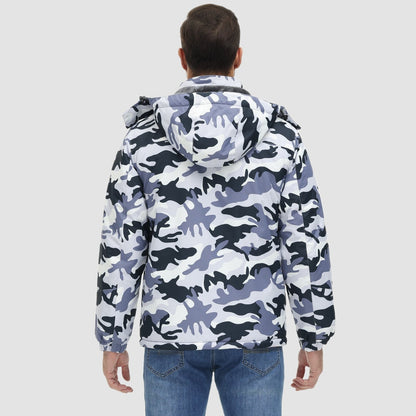 Arctic shield outdoorjacke orange grau - max