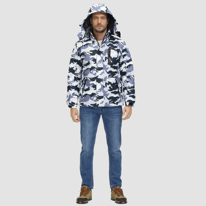 Arctic shield outdoorjacke orange grau - max