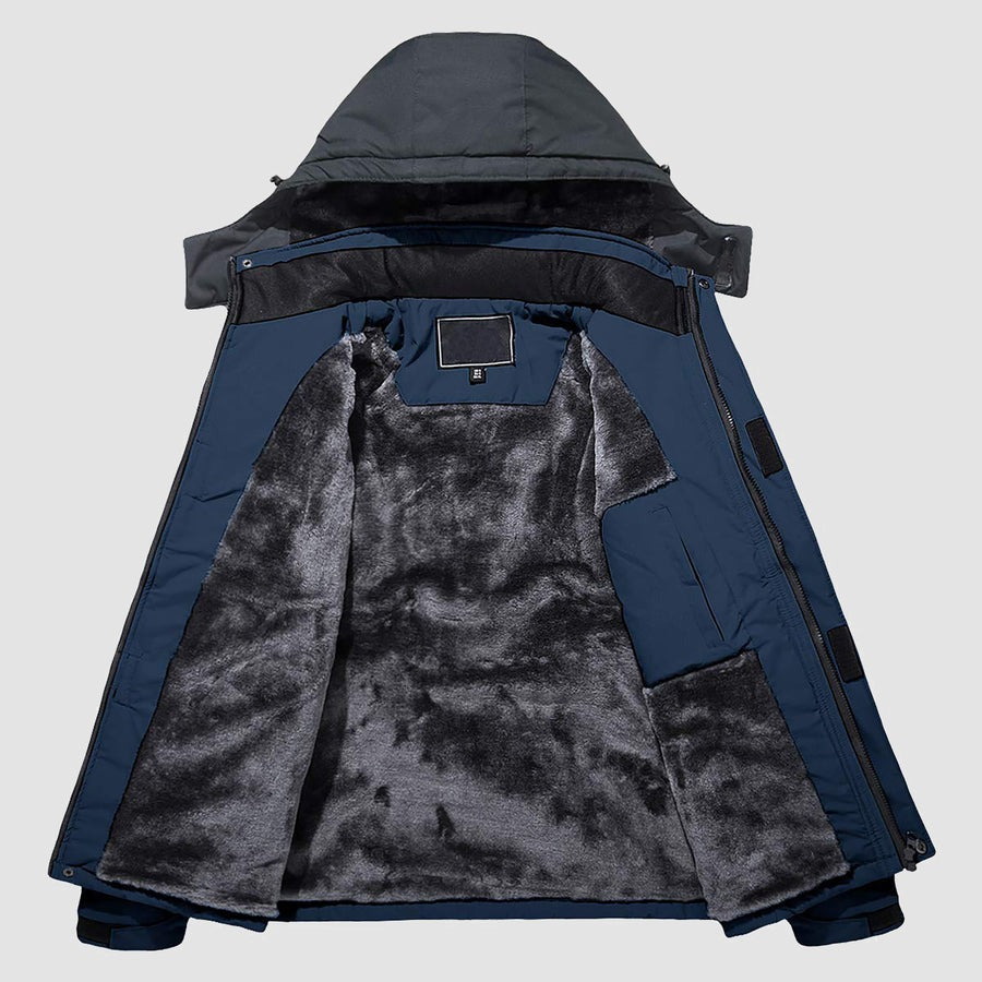 Arctic shield outdoorjacke orange grau - max