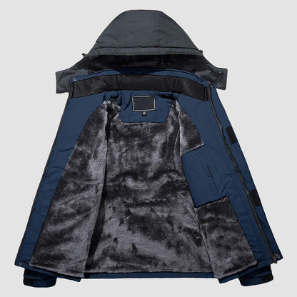 Arctic shield outdoorjacke orange grau - max