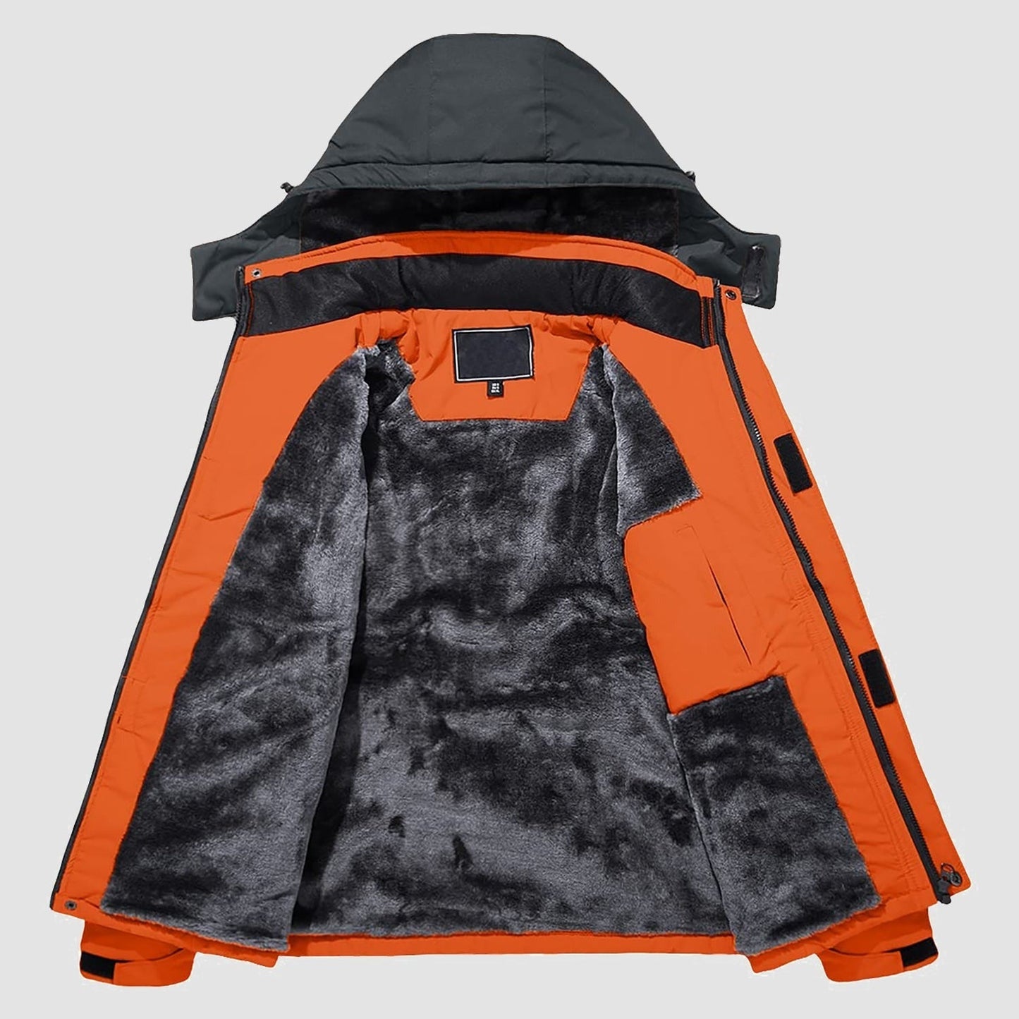 Arctic shield outdoorjacke orange grau - max