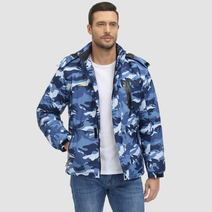 Arctic shield outdoorjacke orange grau - max