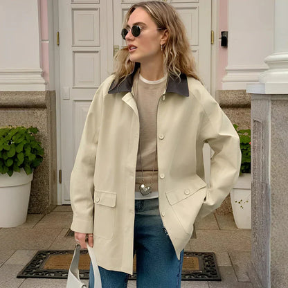 Eireen stylische, lässige polo-jacke – damen