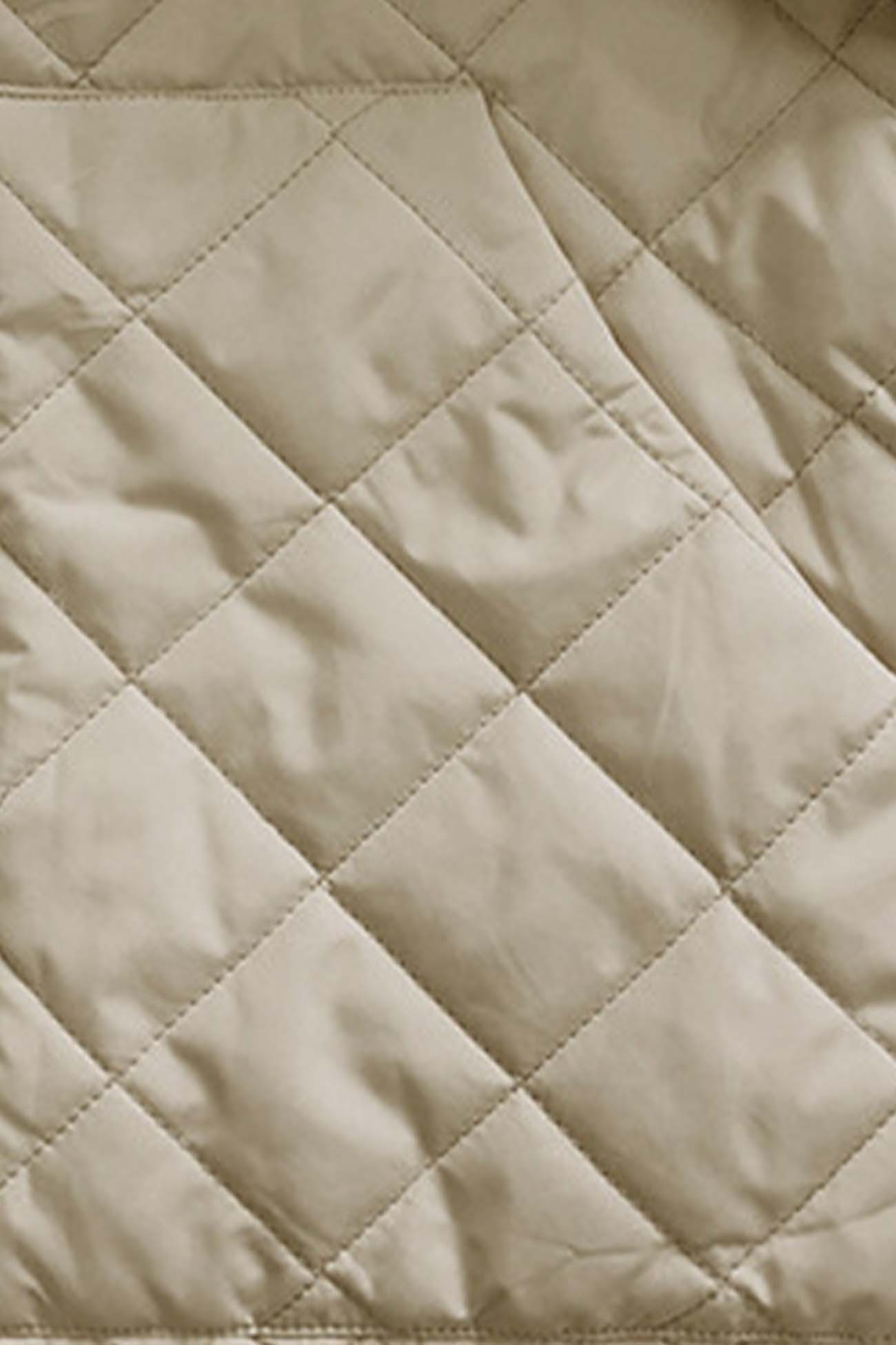 Kapuze Rhombus Gürtel Baumwolljacke