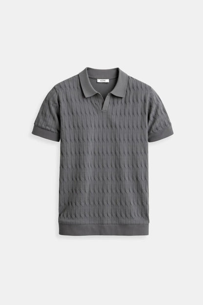 Klassisches weißes herren-poloshirt