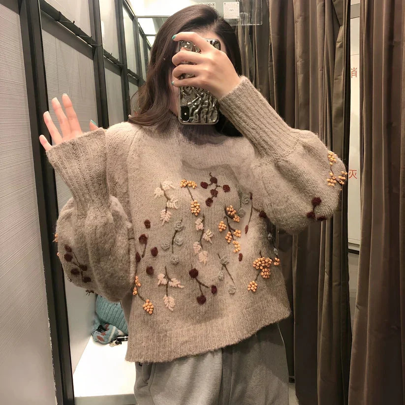 Delicia – eleganter strickpullover für damen