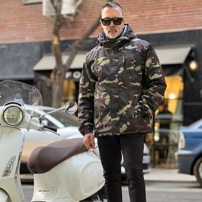 Arctic shield outdoorjacke orange grau - max