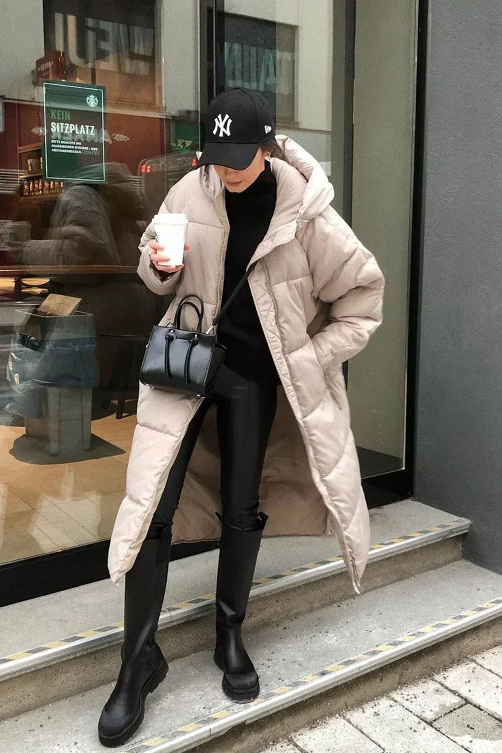 Khloe – langer, wattierter wintermantel mit hohem wärmeschutz