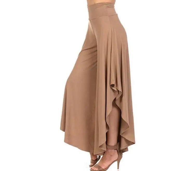 Olivgrünes Fließendes Maxikleid - Aurora