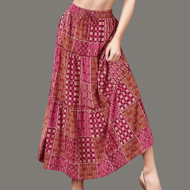 Beigefarbener Maxirock - Helena