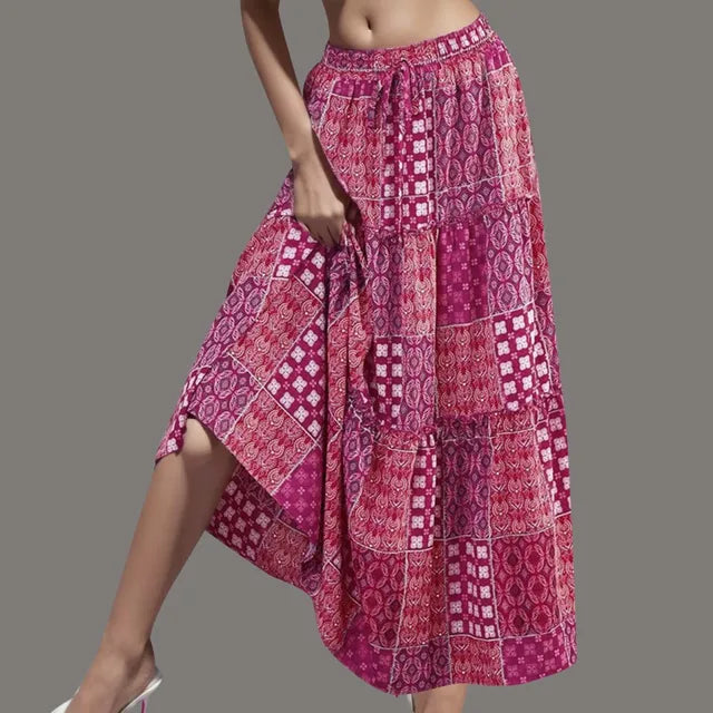 Beigefarbener Maxirock - Helena