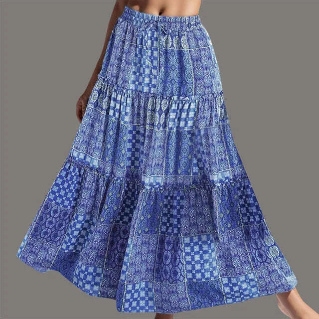 Beigefarbener Maxirock - Helena