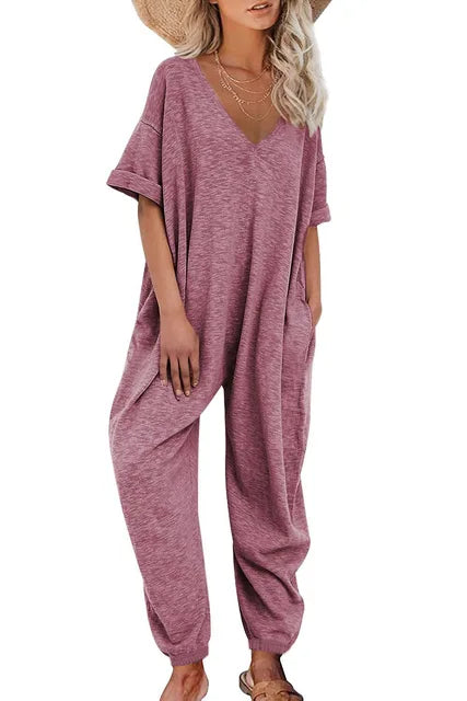 Schwarzer Oversize-Jumpsuit - Karla