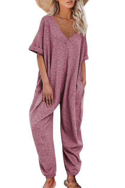 Schwarzer Oversize-Jumpsuit - Karla
