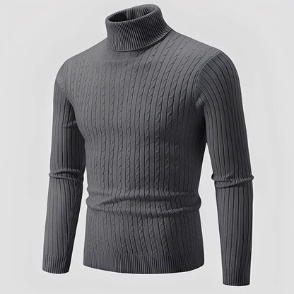 Modischer rollkragenpullover von devin – herren