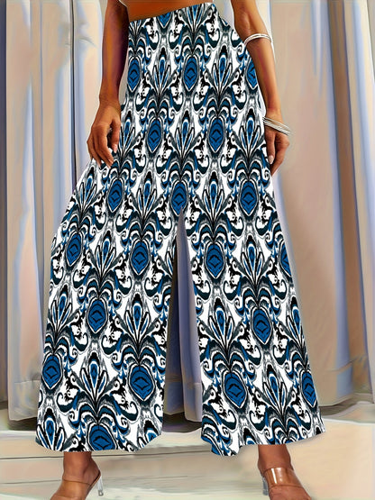 Floral Weites Bein Sommerhose - Julia