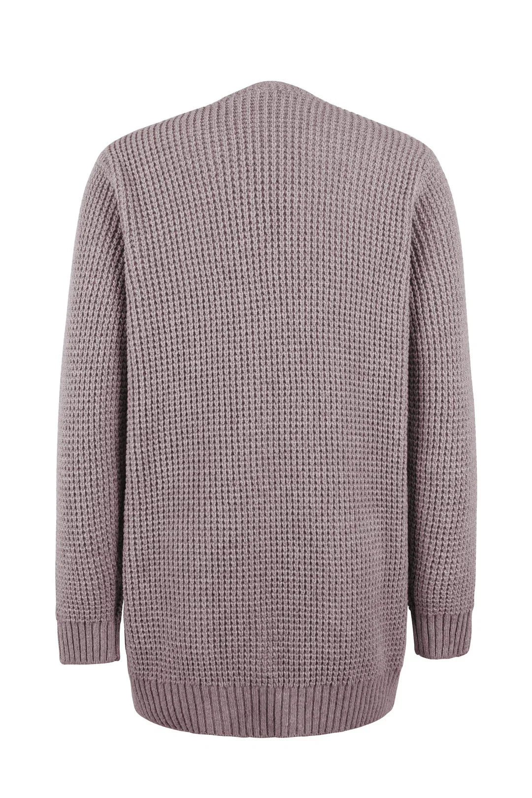 Grauer Strick-Cardigan - Mila