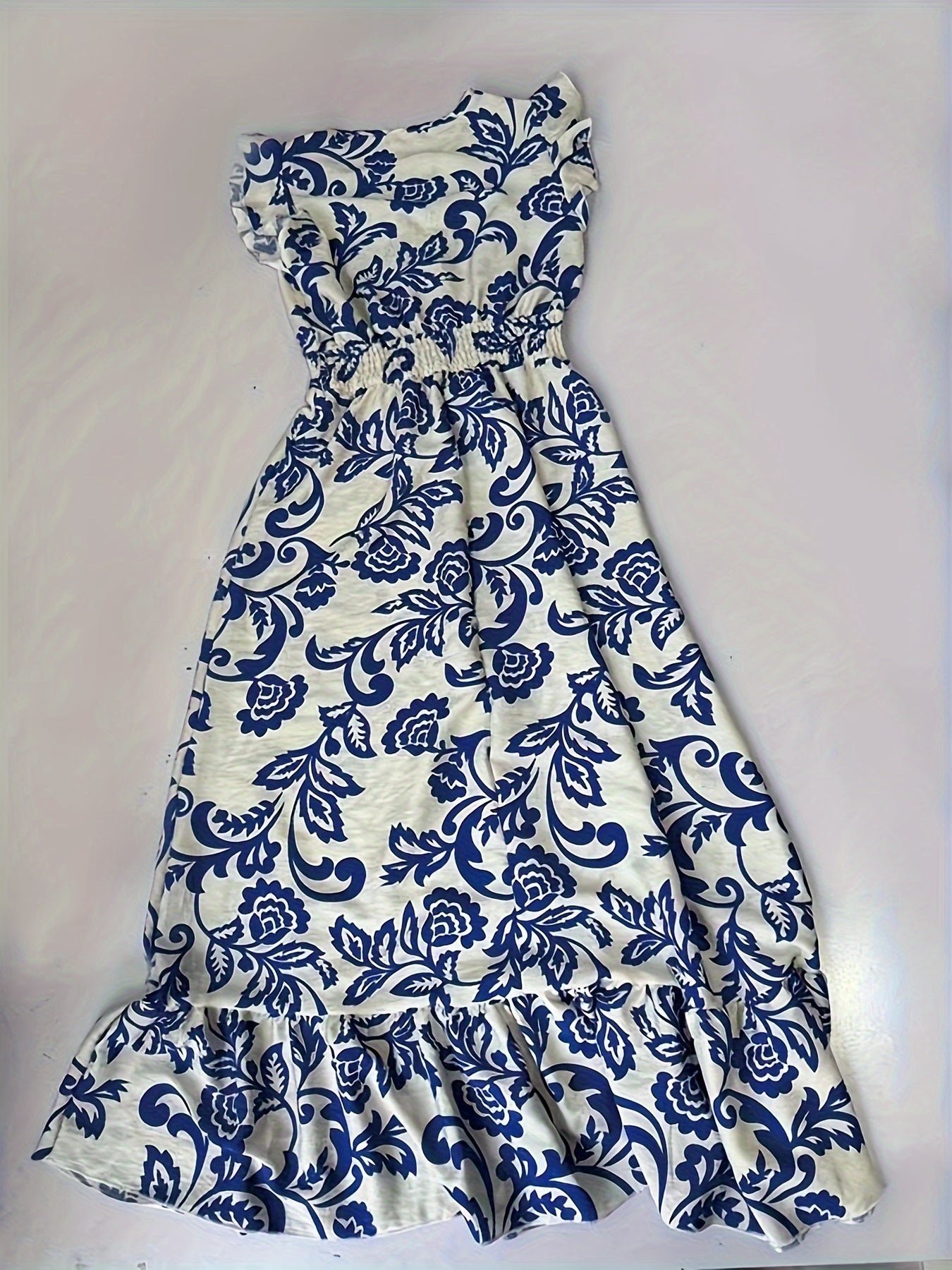 Minzgrünes Wickelkleid mit Rüschen - Ella