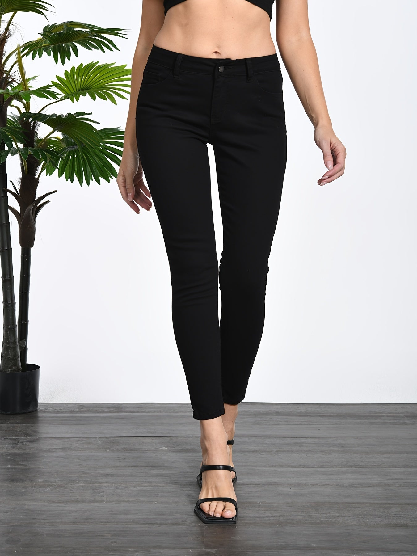 Schwarze Skinny Jeans - Lena