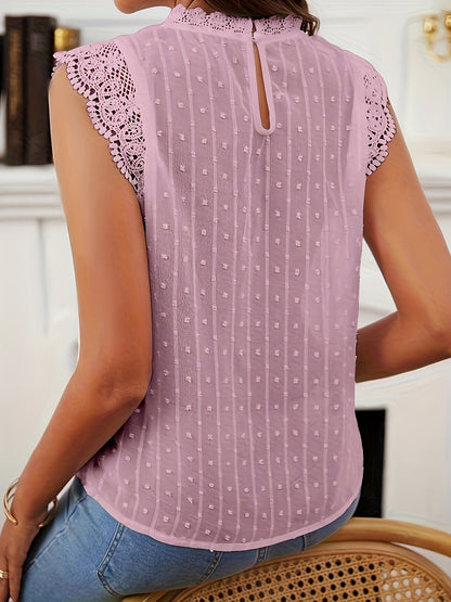 Weiße Spitzenbluse - Anna