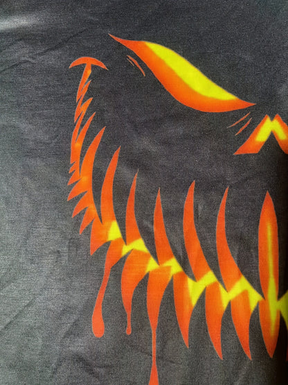 Halloween Casual V-Ausschnitt Langarmshirt für Damen