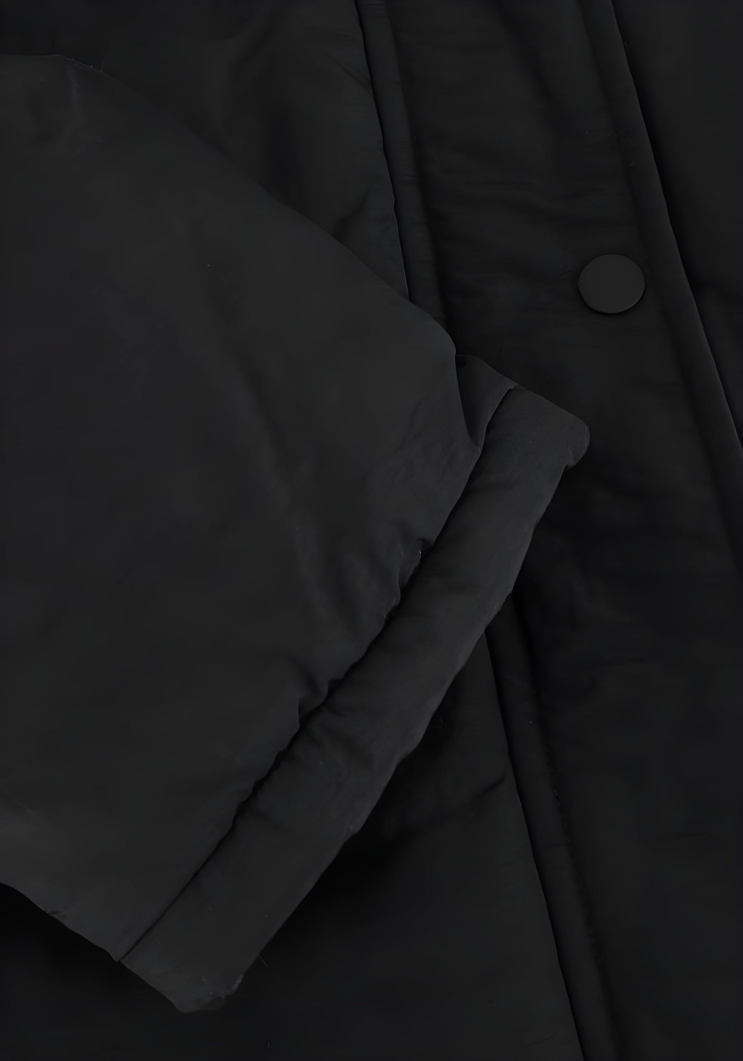 Damen Lange Winterjacke Schwarz - Mila