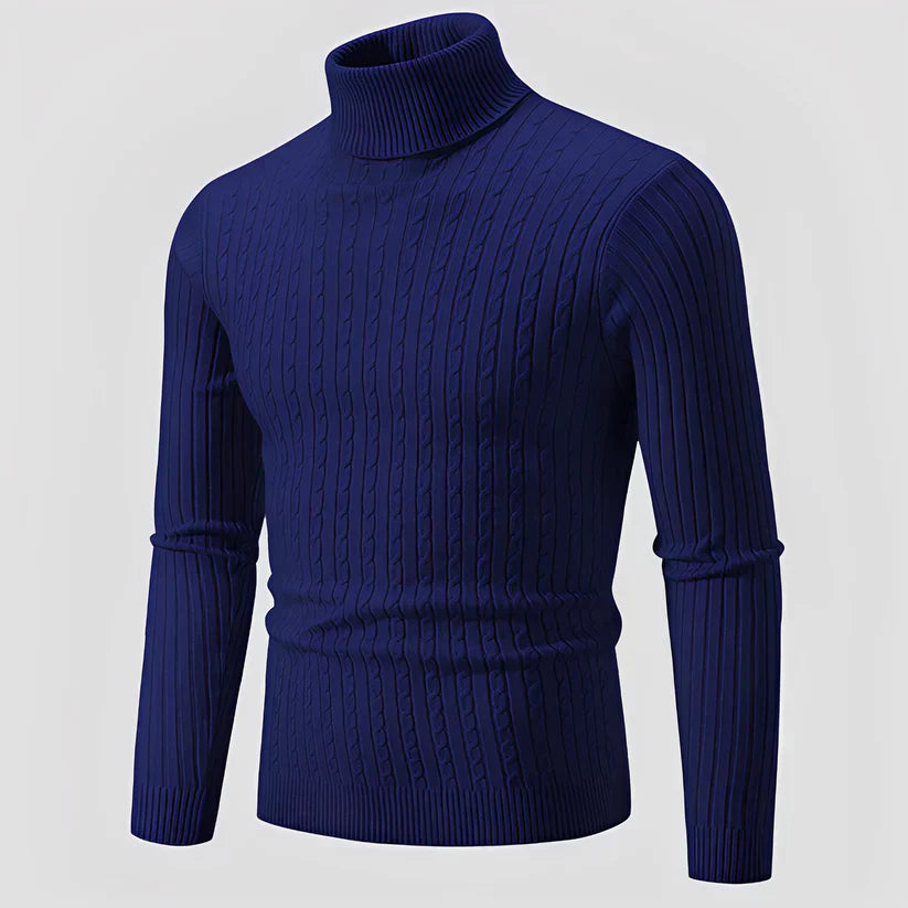 Modischer rollkragenpullover von devin – herren