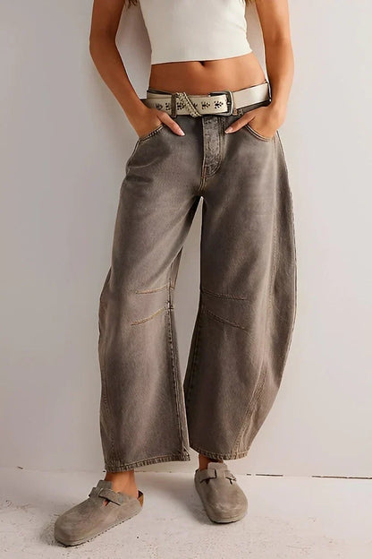 Jocelyn freizeitjeans mit weitem schnitt – damen