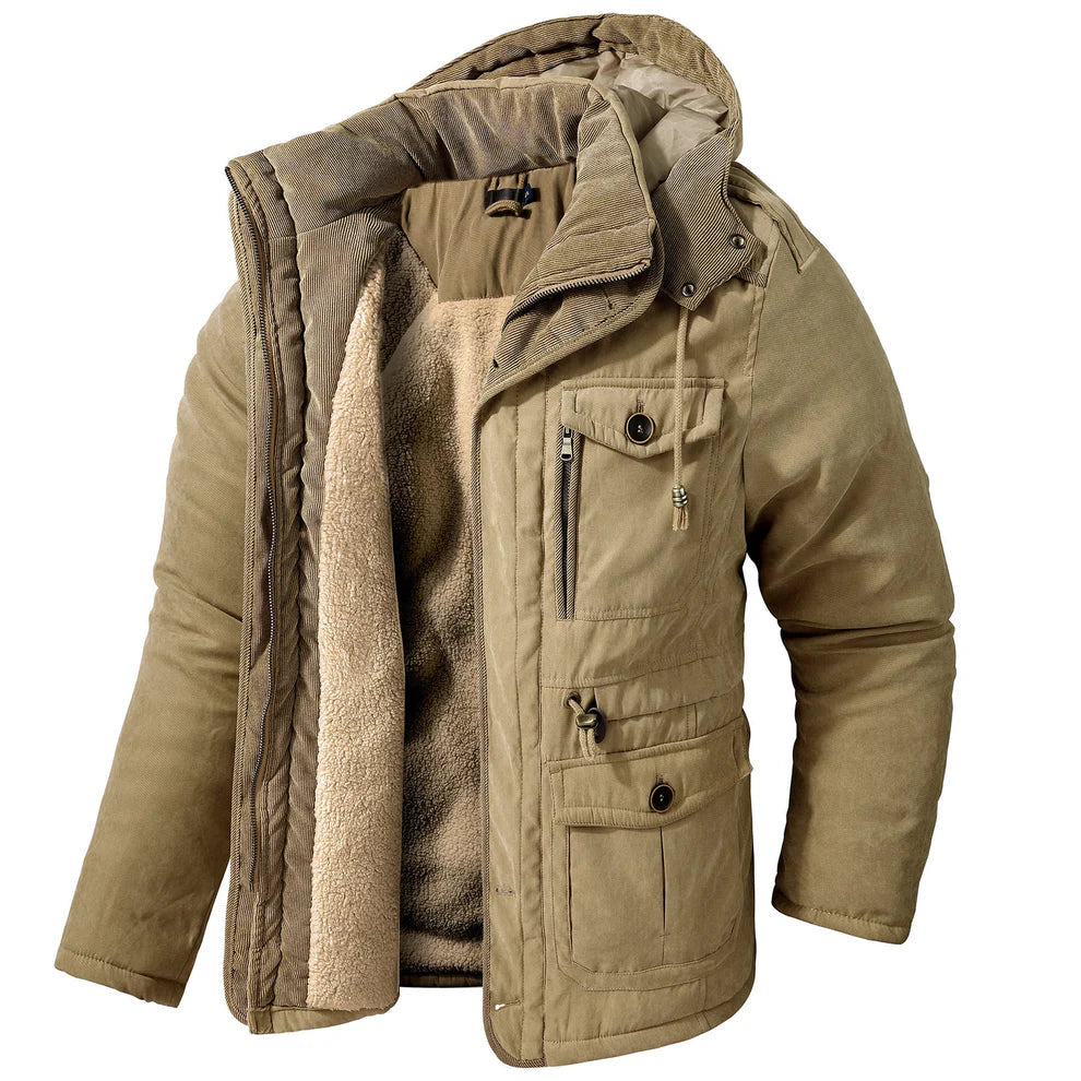 Moderne thermojacke von Kash mit fleecefutter – herren