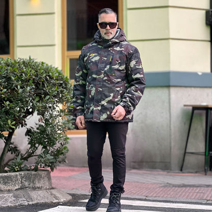 Arctic shield outdoorjacke orange grau - max