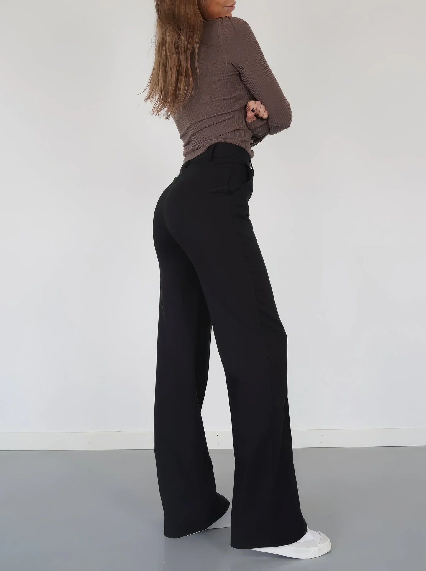 High-waisted chic hosen – elegante damenhose mit hohem bund
