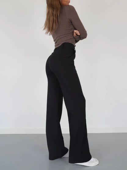 High-waisted chic hosen – elegante damenhose mit hohem bund