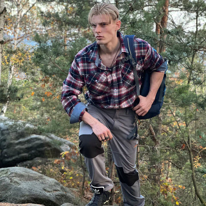 Mas - mit flanell gefüttertes hemd für männer