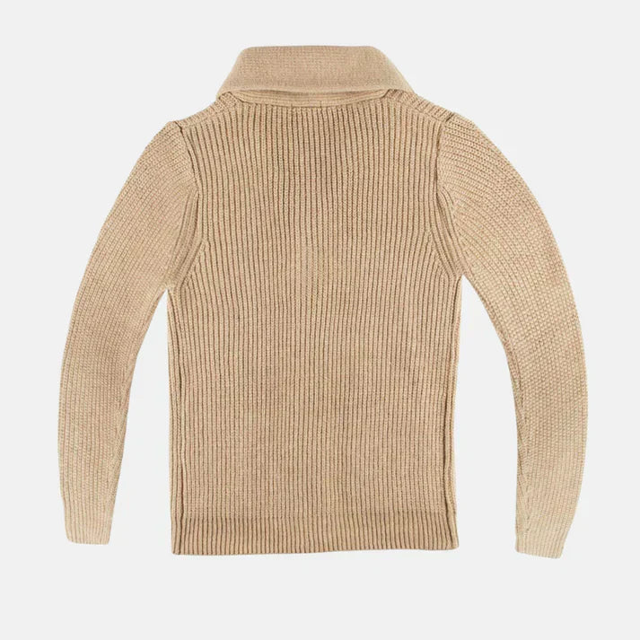 Morten – wollmantel mit schalkragen und knopfverschluss