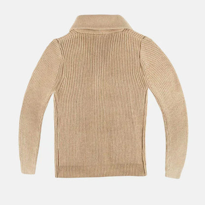 Morten – wollmantel mit schalkragen und knopfverschluss