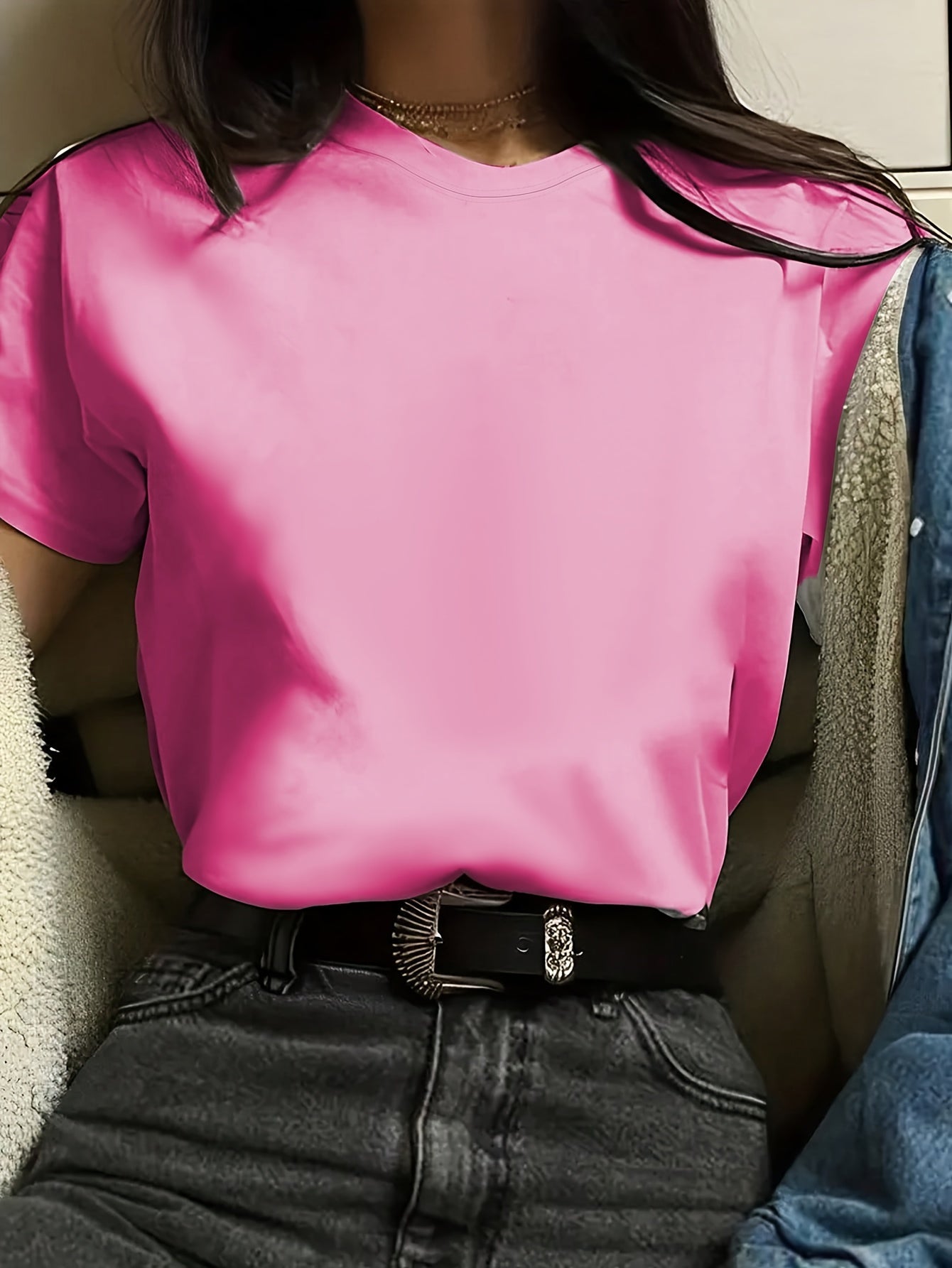 Weißes Basic-T-Shirt - Emma