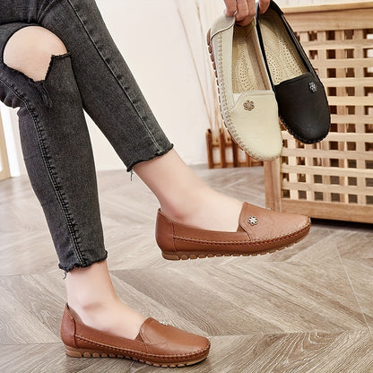 Schwarze Damen Loafers - Lena