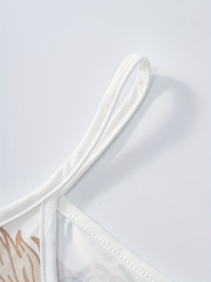 Weißes maxikleid mit traumfänger-design - Luna