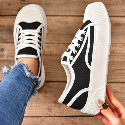 Schwarze City-Sneaker - Marie