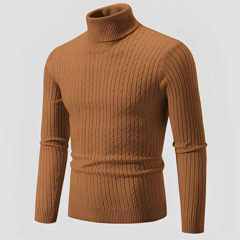 Modischer rollkragenpullover von devin – herren