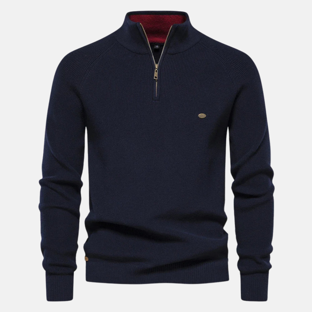 Essentieller Pullover Marineblau - Felix