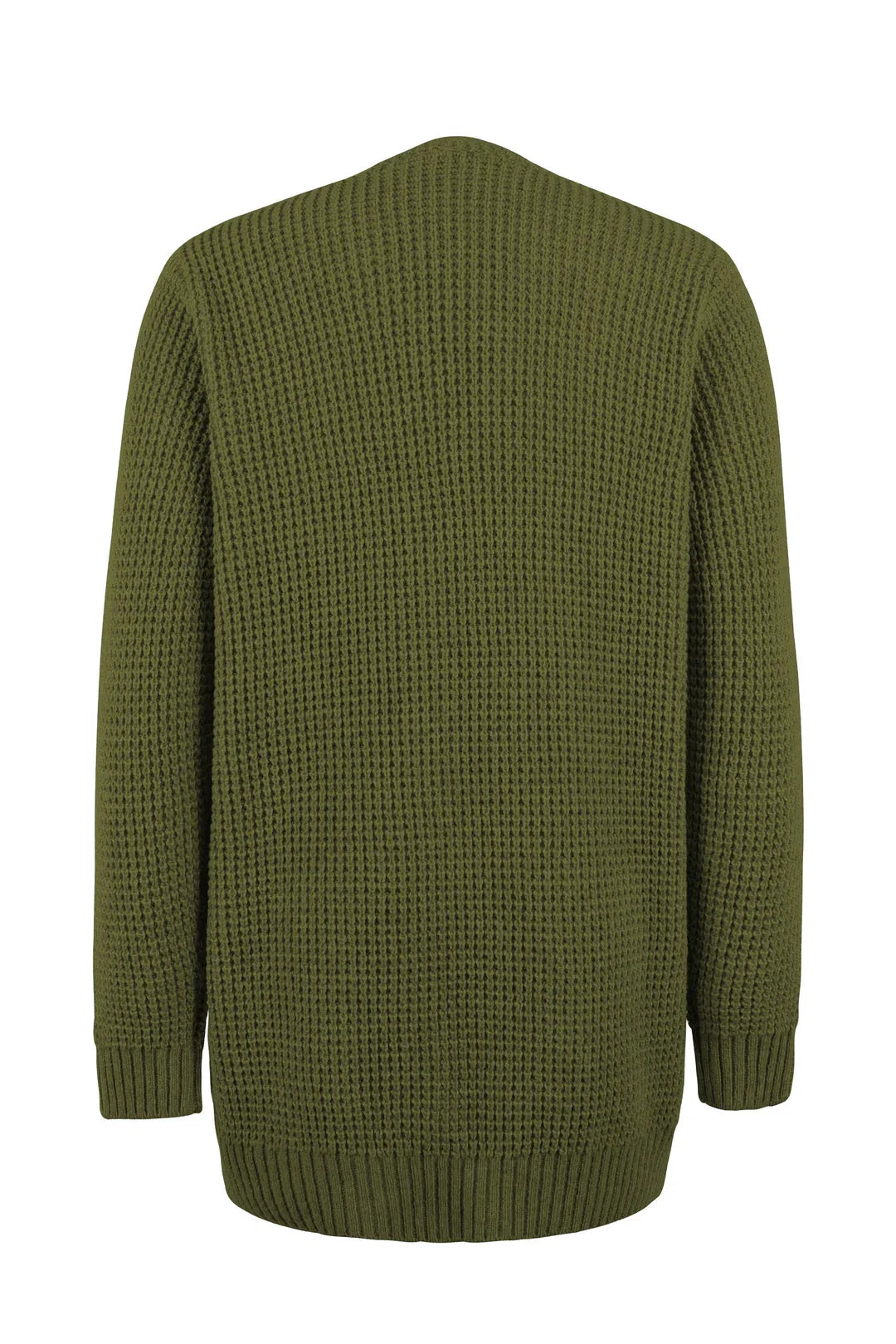 Grauer Strick-Cardigan - Mila