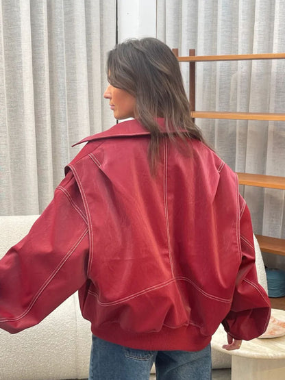 Damenjacke in Rot - Clara