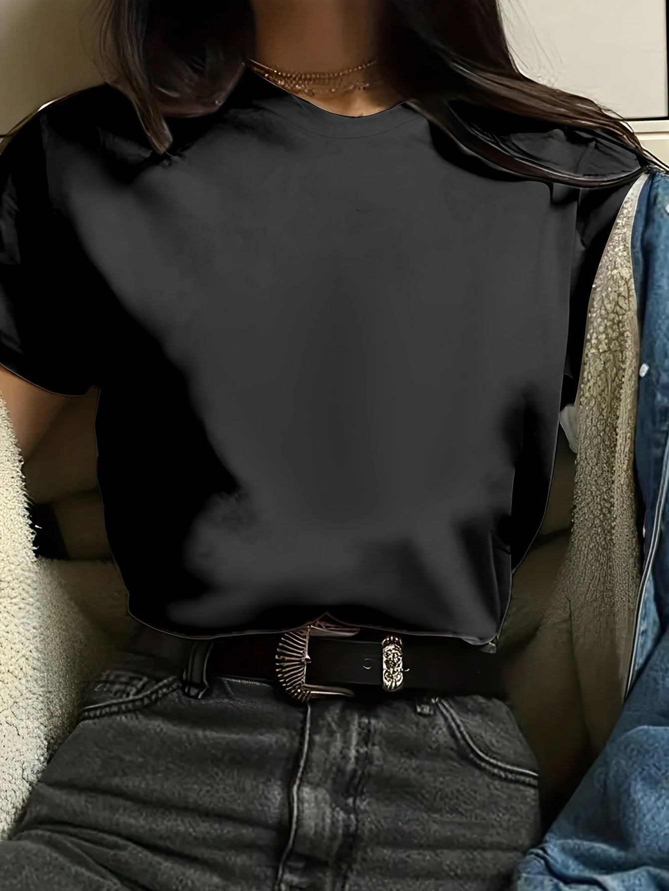 Weißes Basic-T-Shirt - Emma