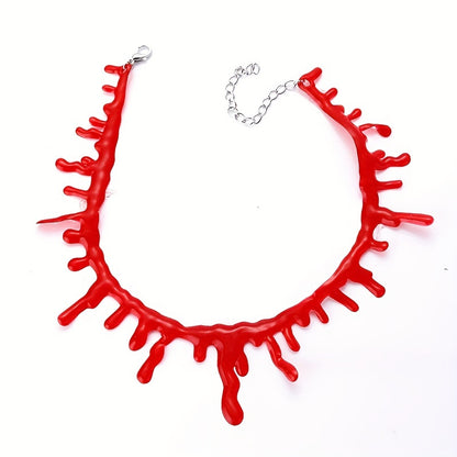 Halloween Horror Blutstropfen Choker