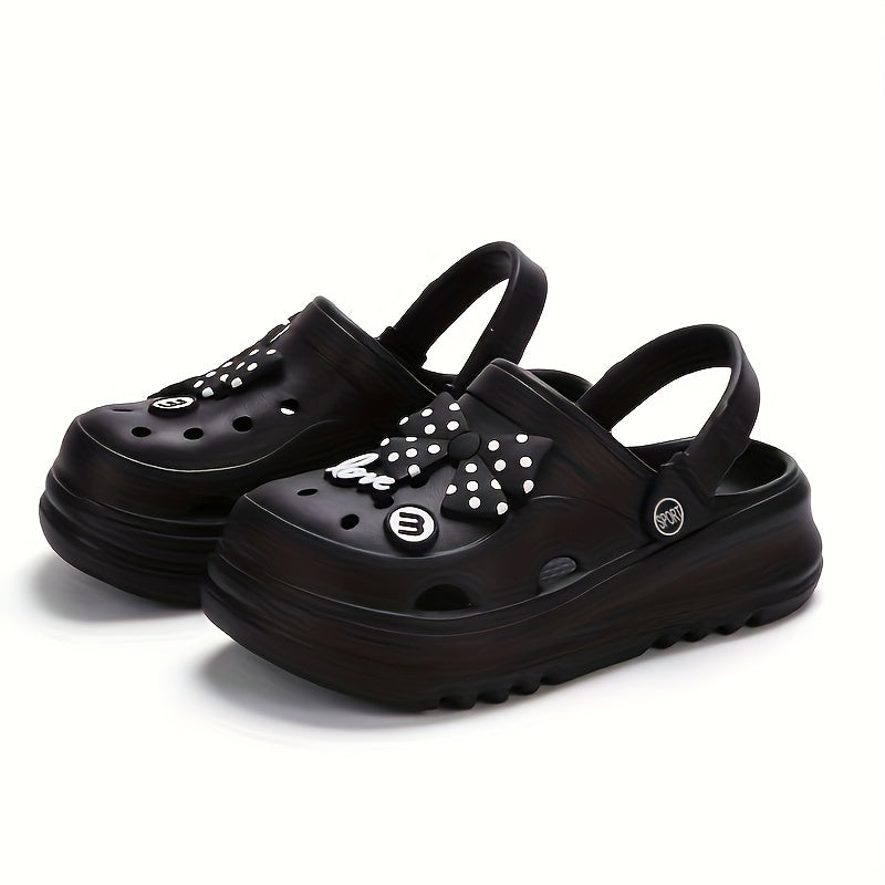 Schwarze Garten-Clogs - Klara