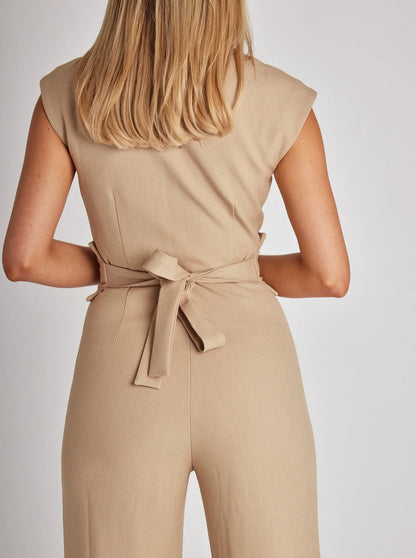 Ava - Eleganter Schwarzer Jumpsuit